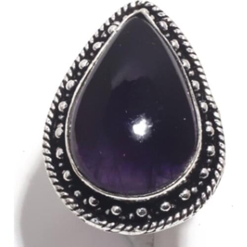 Amethyst Silver Overlay over Copper, USA Size : 7.75 , R5924