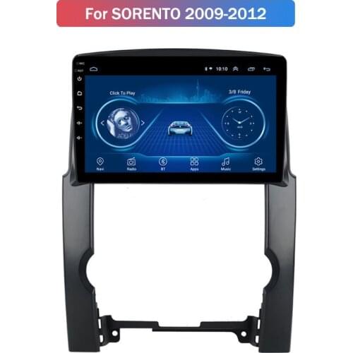 Car Radio GPS Navigation Auto Stereo For Kia Sorento 09-12 Navigator car GPS All-in-One Navigation Machine Android 9 with wifi