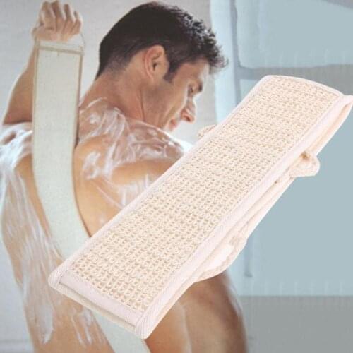 Bath Towel Strong Exfoliating Sling Back Pull Strip Bath Strip Scrubber Body Massage Shower Skin Clean Shower Brushes Bathroom