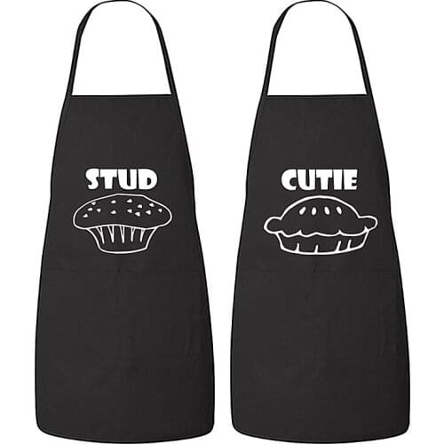 Custom Couples Kitchen Cooking Aprons,Personalised Stud Muffin,Cutie Pie Apron,Chef,Matching Couples,Cook Apron,Kitchen Day gift