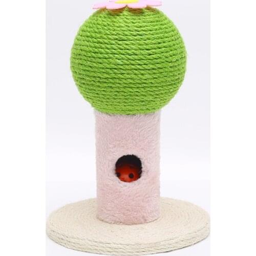 Cat Scratching Board Toy Climbing Frame Cat Supplies Wear-resistant Claw Sharpener Teasing Cat Vertical Scratching Post