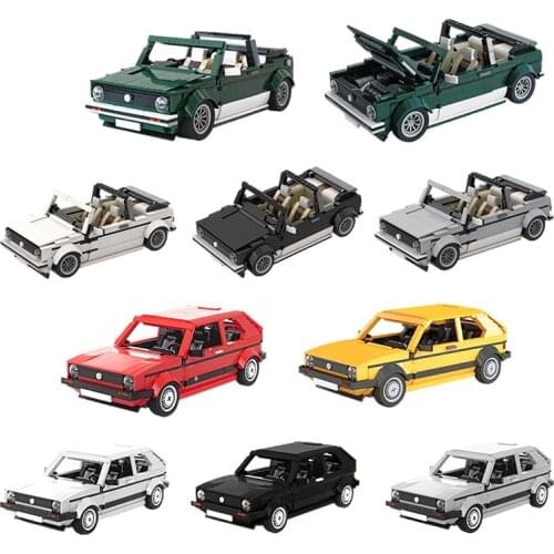 MOC Multi Brand Speed Racing Cars Building Blocks Assemble Runabout Vehicle Bricks Idea DIY Toys For Children Birthday Xmas Gift