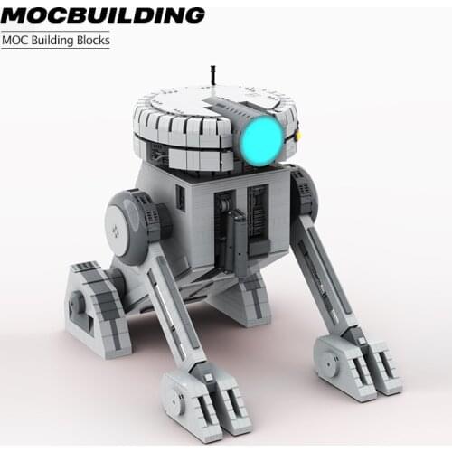 Movie Star Series Building Block Model Robot War Soldier Weapon Technology Robot DIY Assembling Building Block Childrens Toys