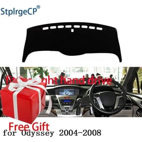 Car Dashboard Cover Mat for honda Odyssey 2004-2008 Right Hand Drive Dashmat Pad Dash Mat Covers Dashboard Accessories