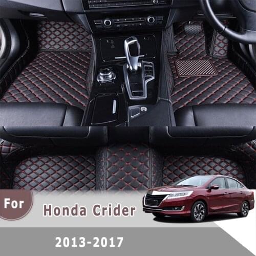 RHD Carpets For Honda Crider 2017 2016 2015 2014 2013 Car Floor Mats Auto Interior Accessories Styling Waterproof Pads Protect