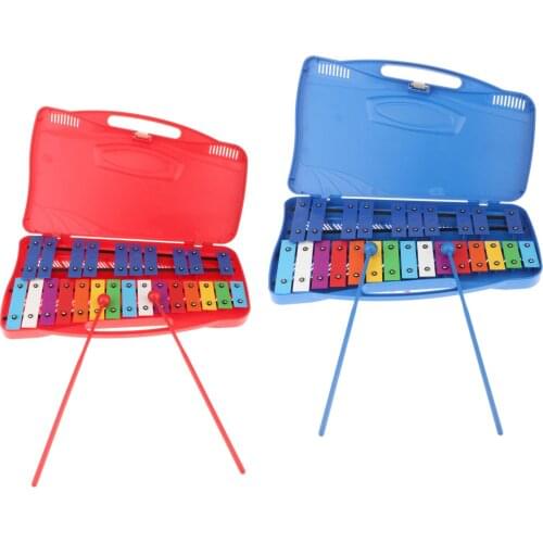 Colorful 25 Note Xylophone Glockenspiel Musical Instrument for Kids Gift