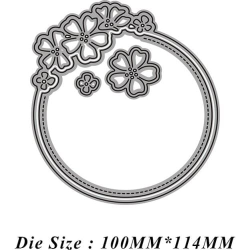 Circle Round Lace Metal Cutting Dies Scrapbook Paper Craft Knife Mould Stencils 2021 New Making Die Cuts