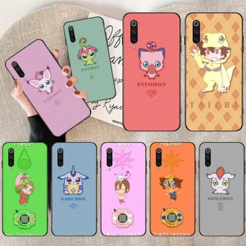 Cute Japanese anime Digimon TPU Soft Silicone Phone Case Cover for Xiaomi Mi10 10Pro 10 lite Mi9 9SE 8SE Pocophone F1 Mi8 Lite