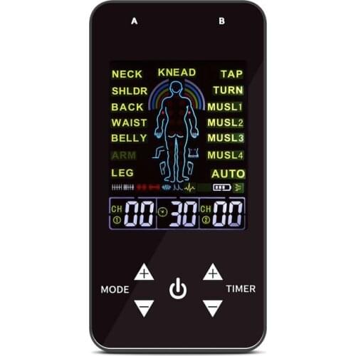 Multifunctional digital therapy instrument massager multipart meridian therapy instrument low-frequency pulse massage instrument