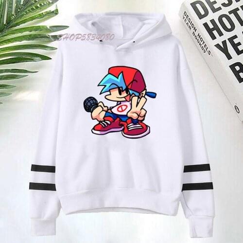 Fashion 2021 Friday Night Funkin Print Hoodies Casual Tops Boys Girls Casual Slim Pullover Hot Sale Comfatable New Game Hoodie