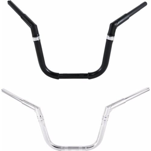 Motorcycle 8" 10" Rise 1-1/4" Handlebar For Harley Dyna Wide Glide 1999-2017 15 Street Bob 2006-2017 Fatboy 2000-2017 Road King