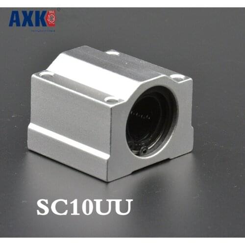 2019 New Free Shipping 4pcs Sc10uu Scs10uu Linear Motion Ball Bearings Slide Block Bushing For 10mm Shaft Guide Rail Cnc Parts