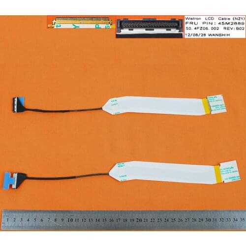 New Laptop LCD Cable For Lenovo ThinkPad T410I T410,ORG PN:50.4fz06.014 04w0514 Screen LVDS Connector