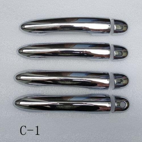 Fit for Renault Clio 3 Iii Mk3 Door Handle Cover Plastic ABS Chrome Trim Auto Accessories Handles Covers 8 Pcs