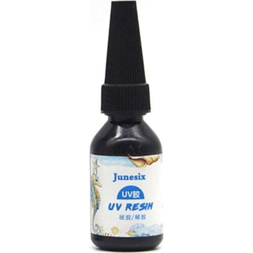 Hard Type Clear Fast Curing UV Resin Glue Transparent Ultraviolet Curing Epoxy Resin Casting Mold Jewelry Making 10-100g