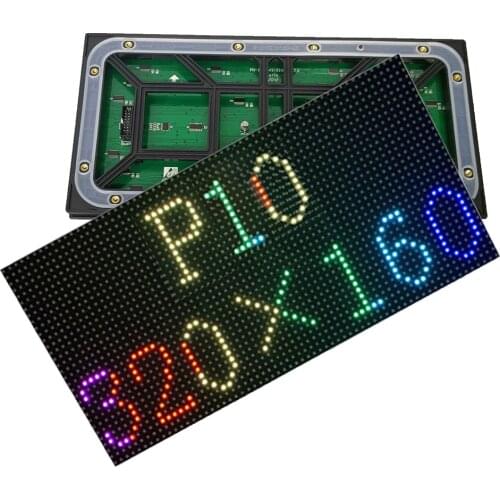 LED screen panel outdoor P10 unit board 320X160mm size Waterproof high-brightness LED Sign Board Shenzhen manufacturer
