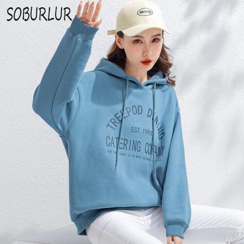 Cotton Hoodies Women Autumn New Casual Print Hoodie Long Sleeve O Neck Oversize Sweatshirt Korean Loose Thin Hooded Tops Female