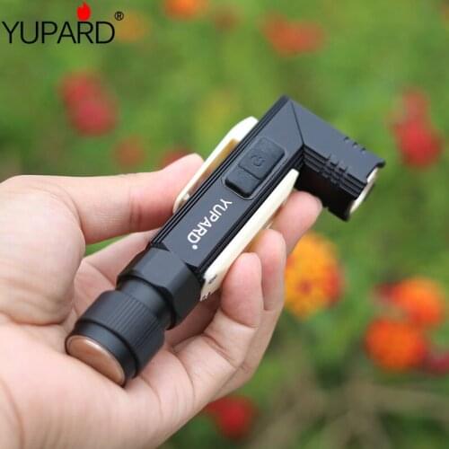 Outdoor camping Portable mini XPG+COB LED lamp USB charging Fishing lights flashlight Maintenance work light