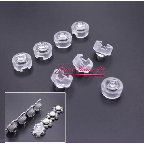 20pcs 13mm *10mm Led Lens Holder 15 30 45 60 90 100 Degree For 1w 3w LED High Power Bead Bulb