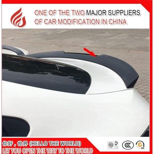 ABS Material Car Rear lip Spoiler for GLC Coupe GLC200 GLC300 GLC260 spoiler 2016 2017 lip spoiler