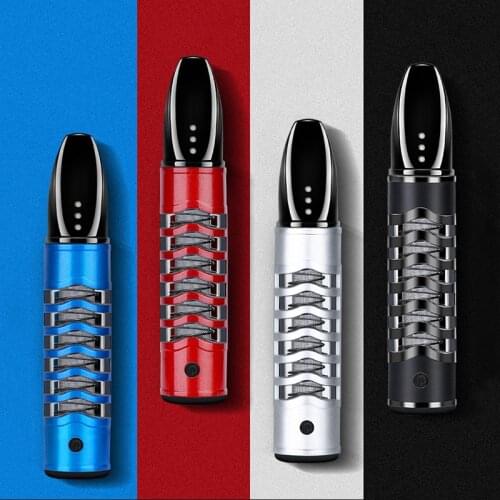 Car USB Lighter Tobacco Filter Cigarette Holder Car Ashtray Mouthpiece For Cigarettes Gadgets for Men Gift Smoking Pipe