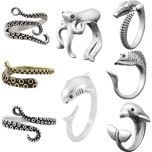 CO CO PAWS Women's Silver Rings