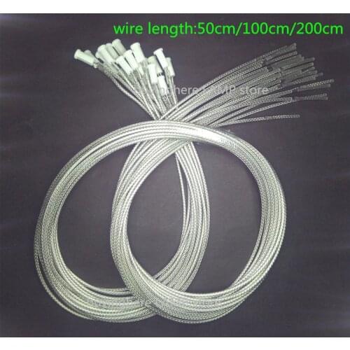 Chandelier lamp holder G4 lamp wire 100CM 50cm 200cm G4 ceramics lamp holder wire for chandelier Crystal lamp holder wire