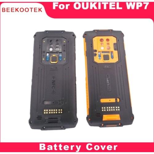 For 6.3inch Oukitel WP7 Battery Cover Fingerprint Button Cellphone Frame Housings Battery Back Cover Case Parts For OUKITEL WP7