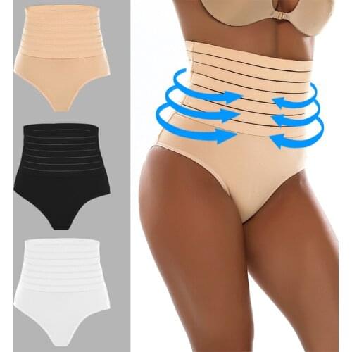 Women Seamless High Waist Trainer Slimming Tummy Control Panties Knickers Pant Briefs Shapewear Underwear Body Shaper Brief
