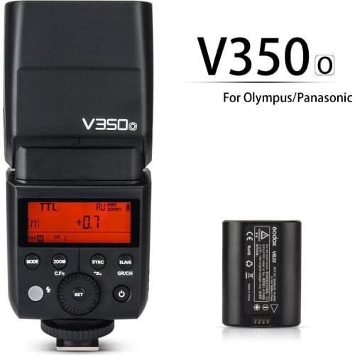 Godox V350o GN36 TTL 1/8000s HSS with Li-ion Rechargeable Battery Camera Flash 22 Steps of Power Outpout for Olympus Panasonic