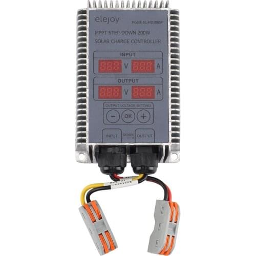 MPPT Step-Downcharge Controller Real-Time Tracking Solar Battery Recharging Controller LED Display Output Voltage