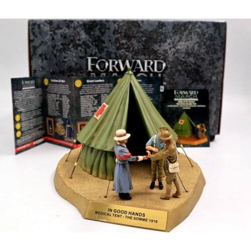 Corgi 1:32 Forward March CC59188 Battle of the Somme Red Cross Casualty Tent IN GOOD HANDS Scene Model Toys