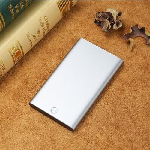 BISI GORO 2020 Men RFID Blocking Wallet Card Holder Metal Silver Gray Card Holder Creative Aluminum Alloy Women Short Wallet