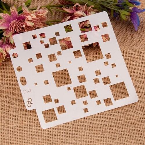 Square Layering Stencils for DIY Scrapbooking/photo album Decorative Embossing DIY Paper Cards Crafts