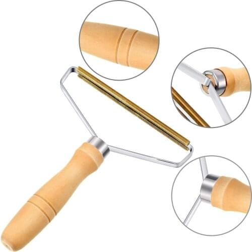 1PC Portable Lint Remover Clothes Fuzz Fabric Fur Lint Roller Manual Fluff Lint Sticking Roller for Sweate Coat Woolen Dedusting