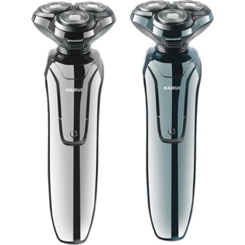 KAIRUI 4D Floating Three-Blade Electric Shavers for Men Full Body Washing Razor USB Rechargeable