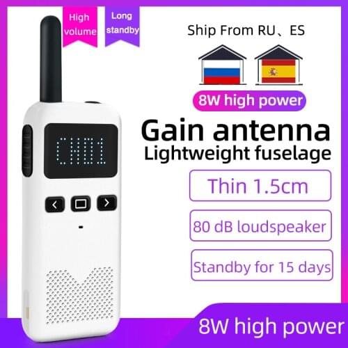 Portable Two Way Radio Communicator Uhf Mini Walkie Talkie 2PCS Intercom Transceiver Internal Antenna Mobile Radios KSUNTFSI M3