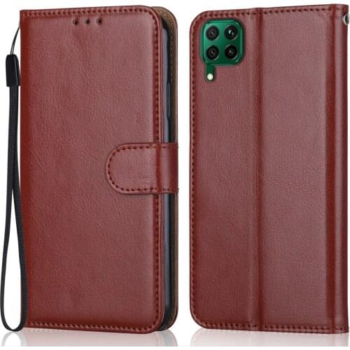 Folio Luxury Leather Case for On On Huawei P40 Lite Wallet Stand Flip Case Phone Bag