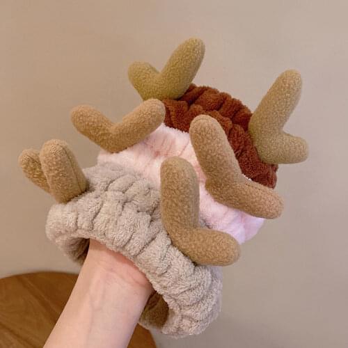 Women Soft Warm Coral Fleece Top Bowknot Headbands for Lady Girls Makeup Wash Face Hairband Turban Elastic Hair Band Accessories