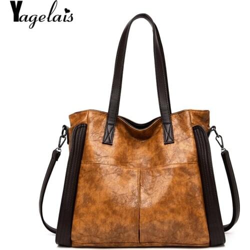 Fashion Ladies Handbag PU Leather Tote Bag Handbag Embroidery Messenger Bag Handbag Lady Simple Style Handbag