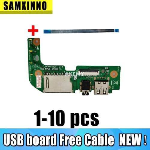 1-10 pcs For Asus X555 X555L X555LD X555LD_IO USB AUDIO CARD READER BOARD REV:2.0 MB 100% Tested Fast Ship