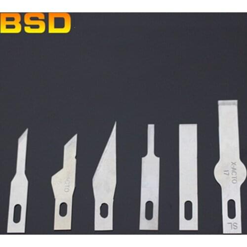 1 Set 10PCS Stainless Steel BSD Blade For Art Engraving And Cutting Film And Mobile Phone Repair And Glue Removal Repair Tool