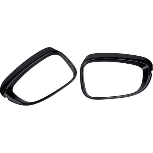 1 Pair ABS Carbon Fiber Style Car Side Mirror Rain Eyebrow Cover Trim Fit For Honda Accord 10th 2018 2019 2020