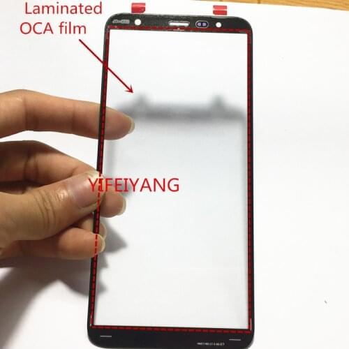 10pcs Original Outer Glass + OCA Touch Screen LCD Front Lens panel For Samsung Galaxy For Samsung Galaxy J6 Plus j6 2018