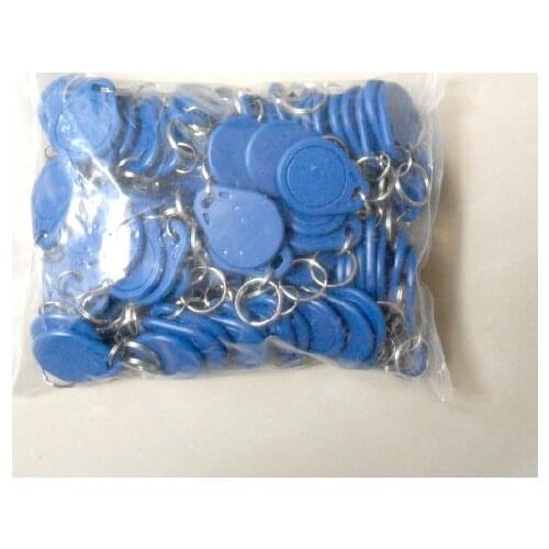 100pcs NFC Tag ISO14443A 13.56Mhz Rfid Tags Keyfob Rewritable Compatible MF S50