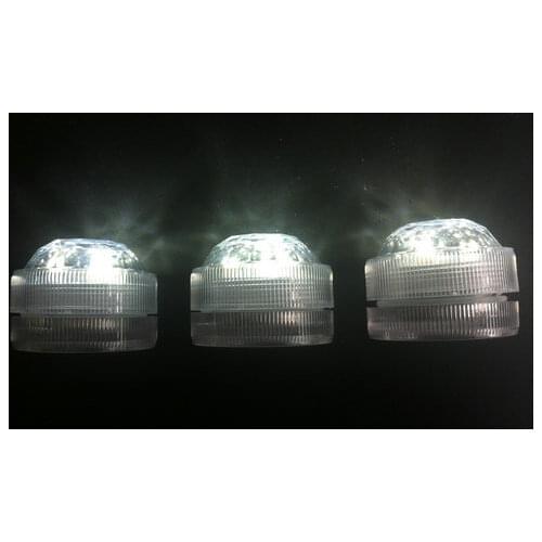 12pcs/lot 3LEDs tealight submersible candle lamp waterproof 3528smd f/Wedding/Xmas/Valentine party table centerpiece decor-white