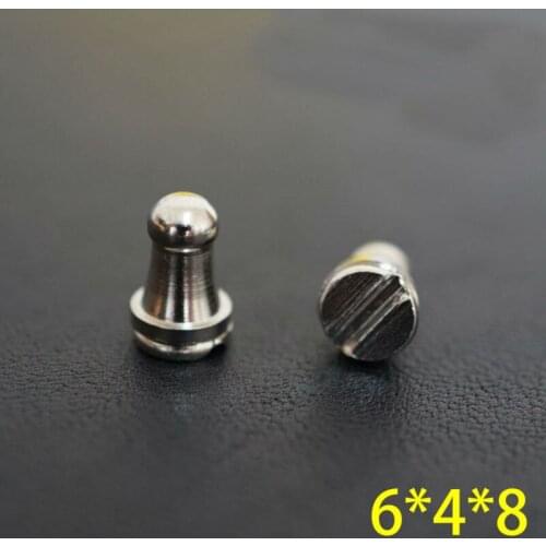 50pc Q25 Solid Brass belt screw Chicago Screw Leathercraft Silver