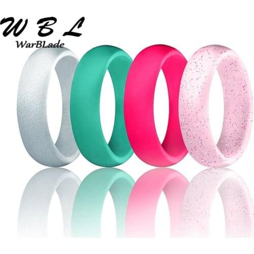 7pcs/set Food Grade FDA Silicone Finger Ring 5.7mm Hypoallergenic Crossfit Flexible Sports Rubber Rings 4-10 Size For Men Women