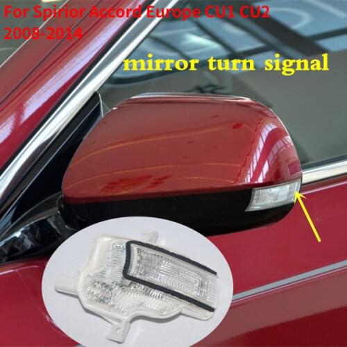 CAPQX side rear view Rearview mirror LED turn signal Light Flasher lamp 34300-TP5-H01 For SPIRIOR ACCORD Europe CU1 CU2 08-14