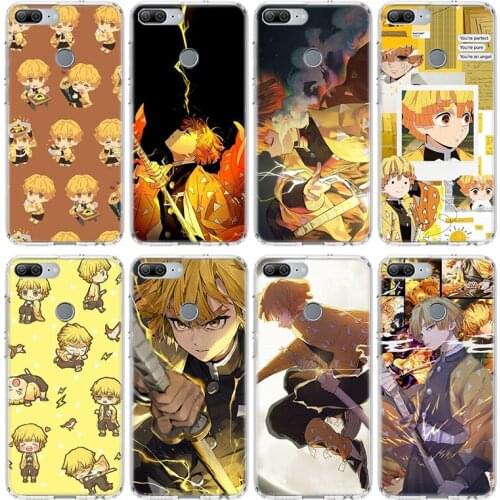 Demon Slayer Agatsuma Zenitsu Case For Huawei Honor 10 9 20 Lite 9X 8X 8A Pro 7A 7X Y5 Y6 Y7 Y9 2019 V20 V30 Soft Phone Cover Co